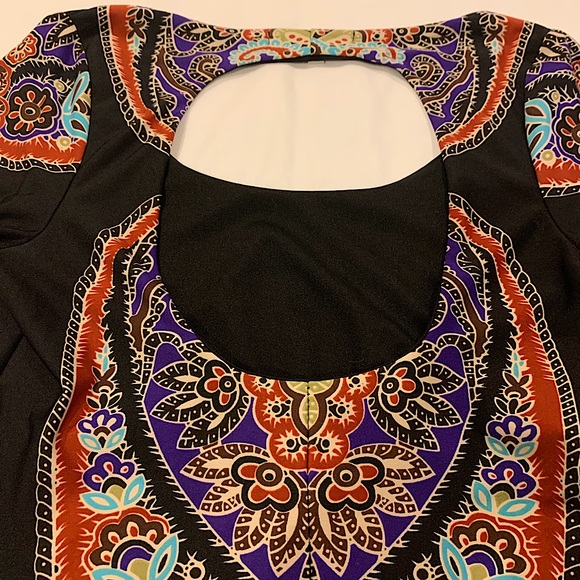 Bailey Blue Boho midi dress. Size M - Picture 4 of 12